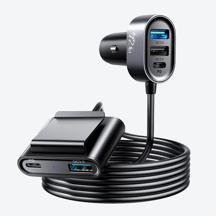 Joyroom 5 multi - port(2 PD + 3 QC3.0) fast car charger JR - CL05 - Saif Al Najmi KwCar ChargersJOYROOMSaif Al Najmi KwJR-CL05130576Joyroom 5 multi - port(2 PD + 3 QC3.0) fast car charger JR - CL05 - Saif Al Najmi Kw